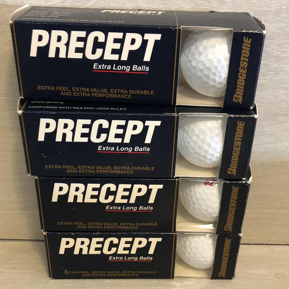 Bridgestone Precept Extra Long golf balls Bundle Lot of 12 NIB NEW